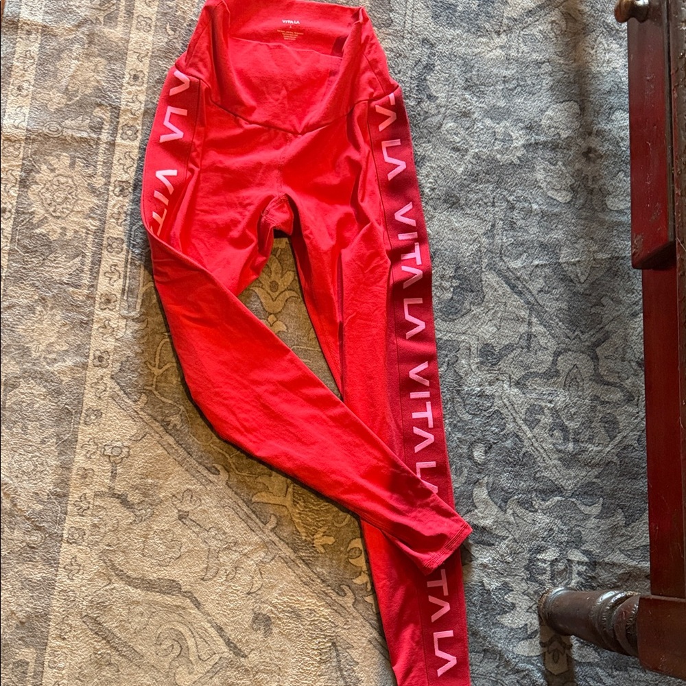 Red Women's Leggings